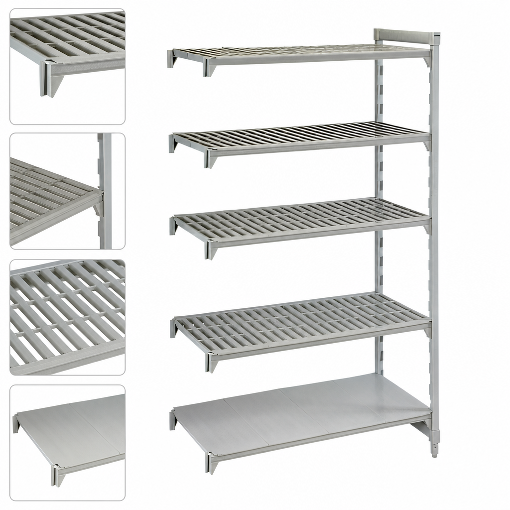 5-Tier Vented And Solid Layout