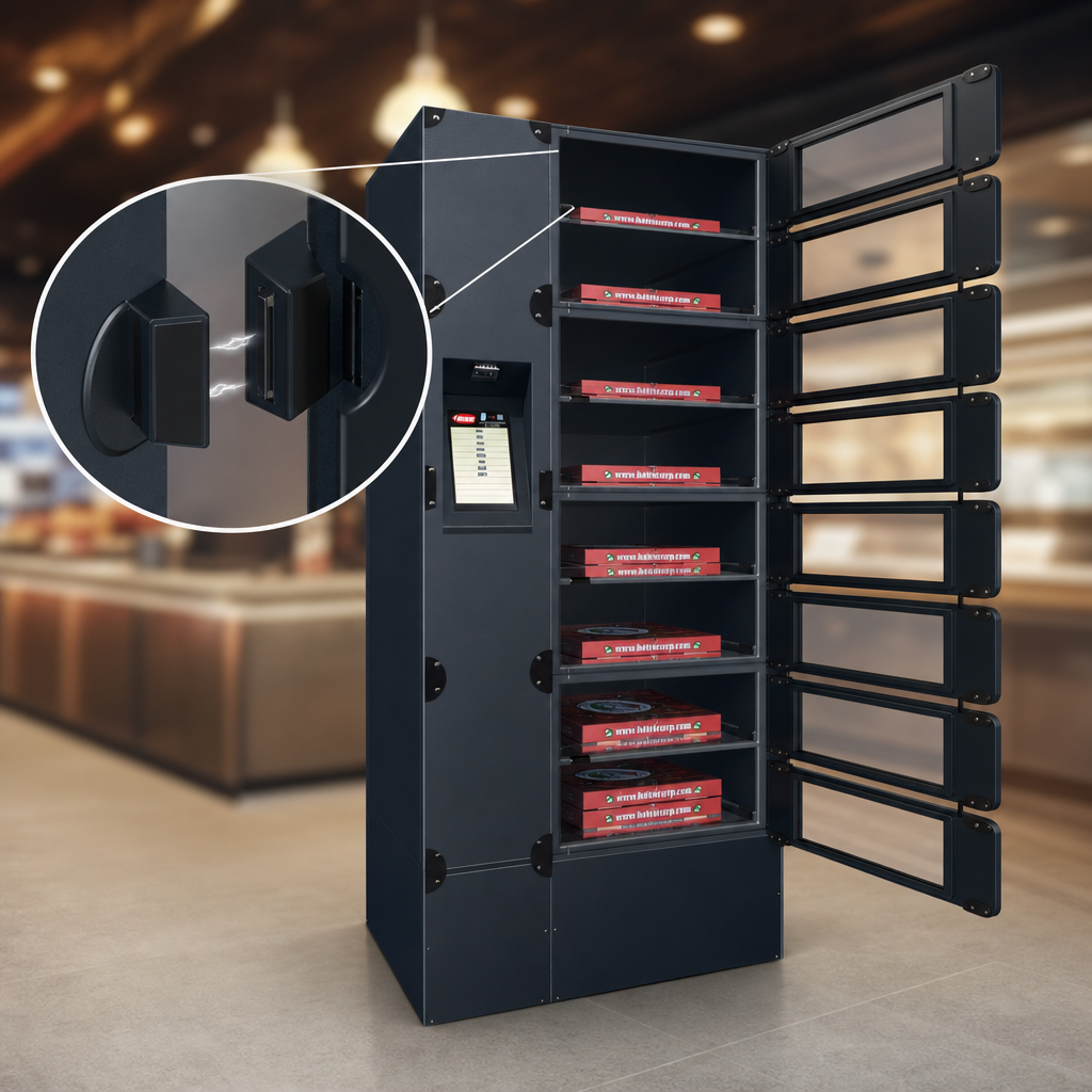 Magnetically Locked Hinged Doors