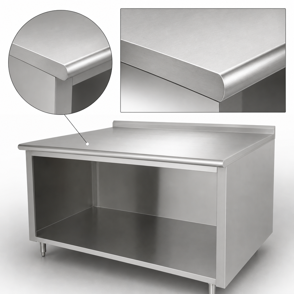 14-Gauge 304 Stainless Steel Top