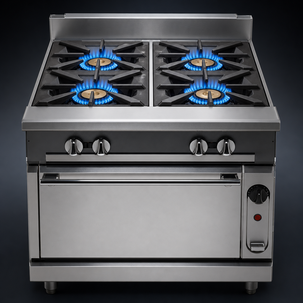 Four Open Burners