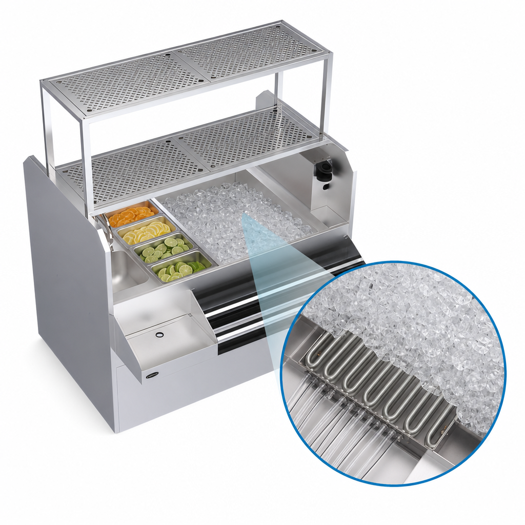 Built-In 10-Circuit Cold Plate