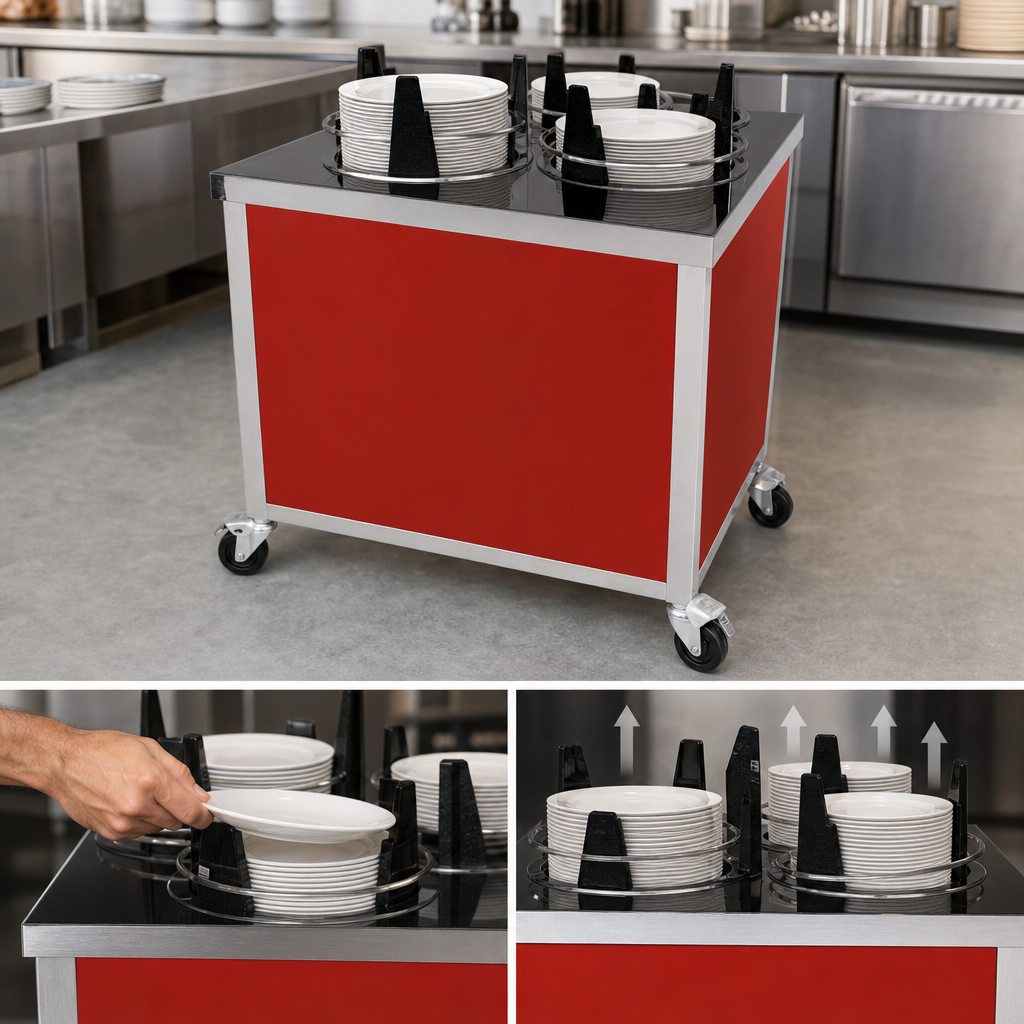 Self-Elevating Dispensing Tubes