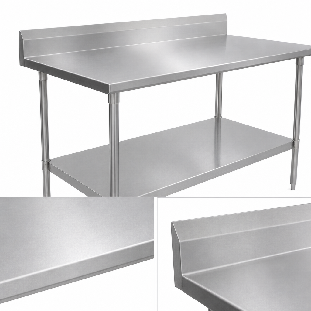 16-Gauge Stainless Steel Top