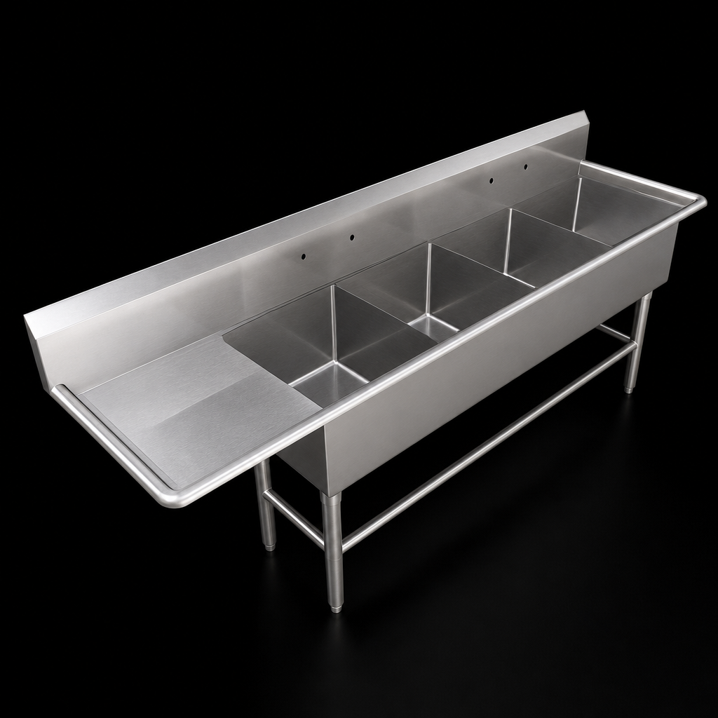 14-Gauge Type 300 Stainless Steel Top