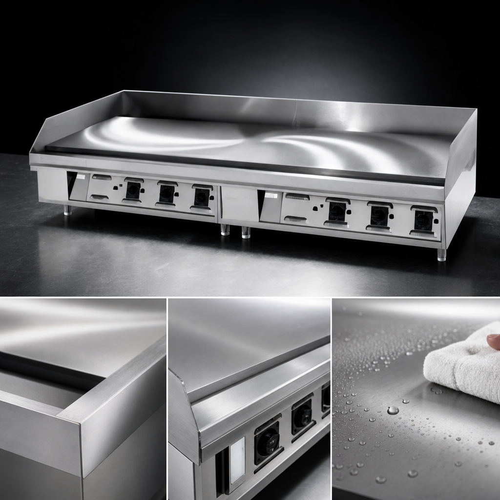 1-Inch Chrome Griddle Plate
