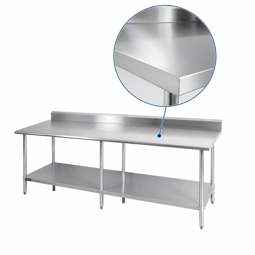 18/400 Stainless Steel Reinforced Top