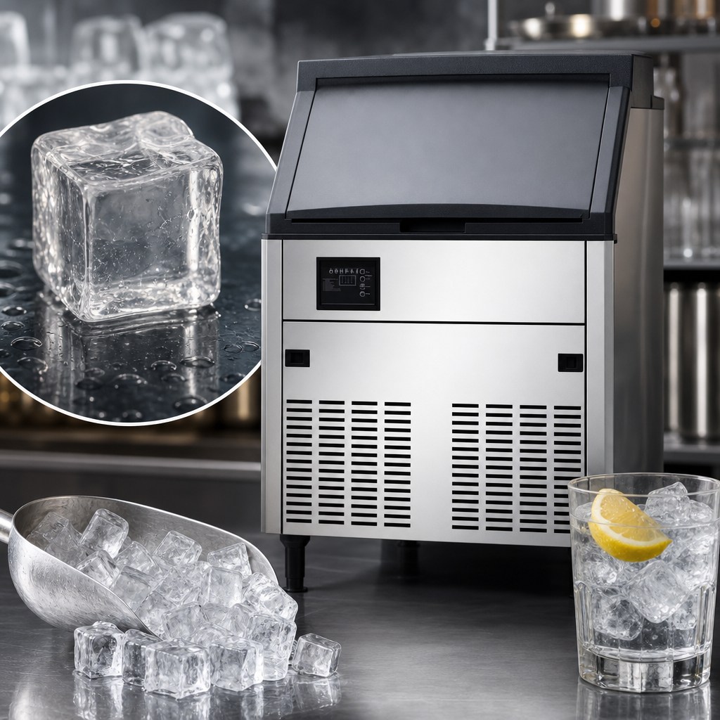 Full-Size Dice Ice Production