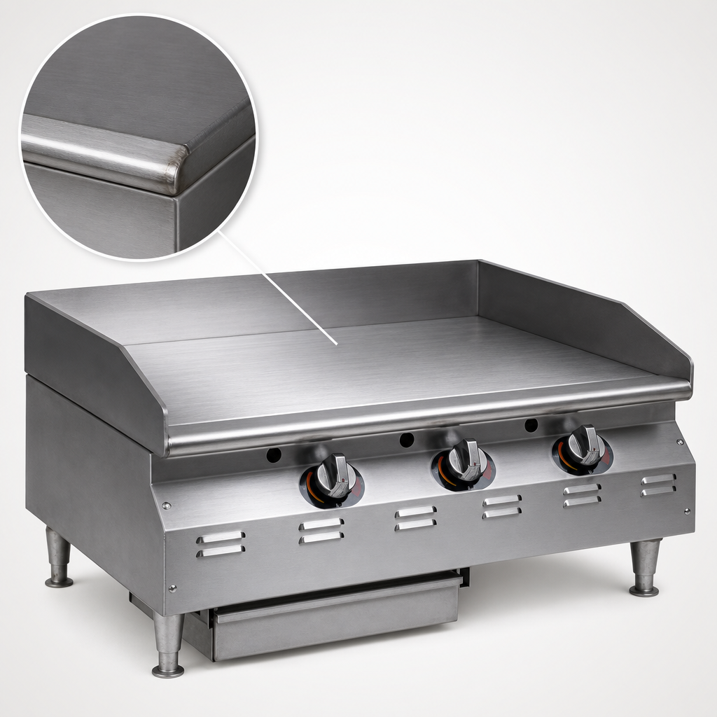 3/4-Inch Fully Welded Griddle Plate