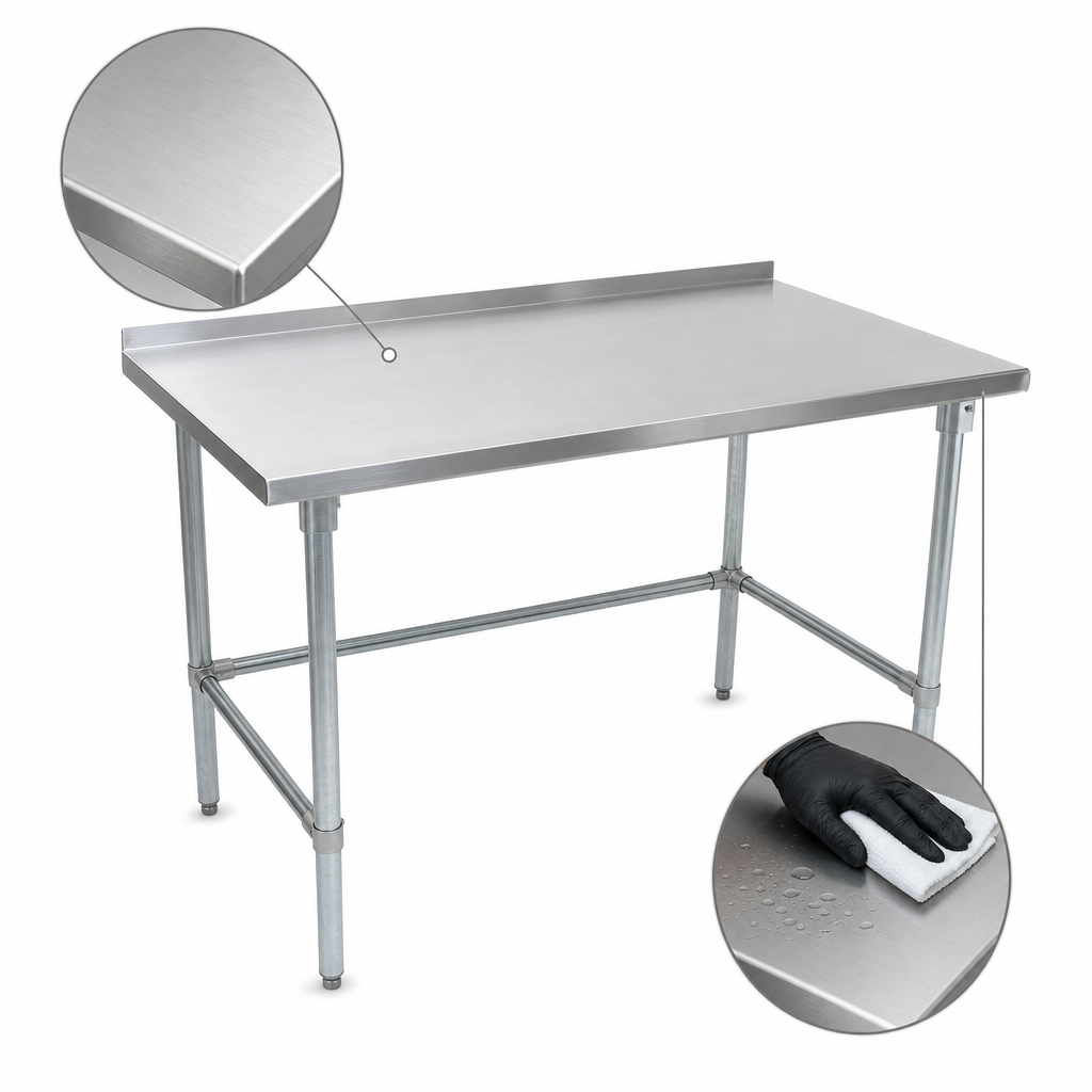 14-Gauge 300-Series Stainless Steel Top