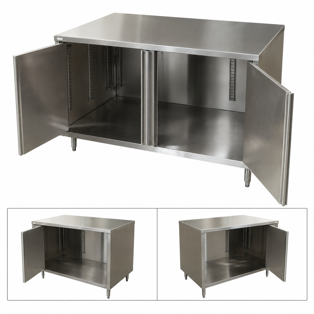 Dual-Access Hinged Doors