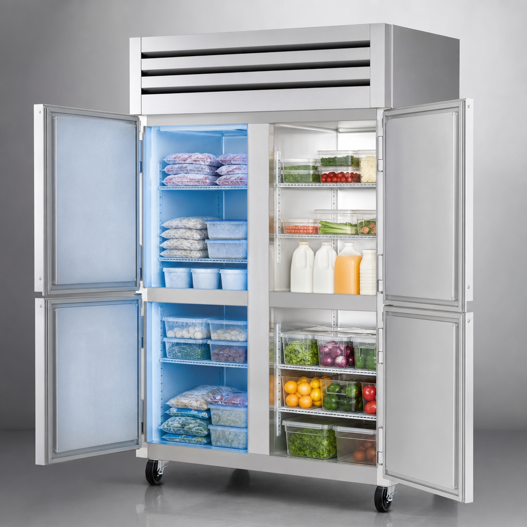 Two-Section Refrigerator/Freezer