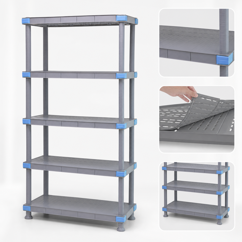 Five Solid Shelves