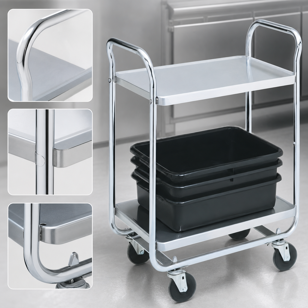 Chrome-Plated Tubular Steel Frame
