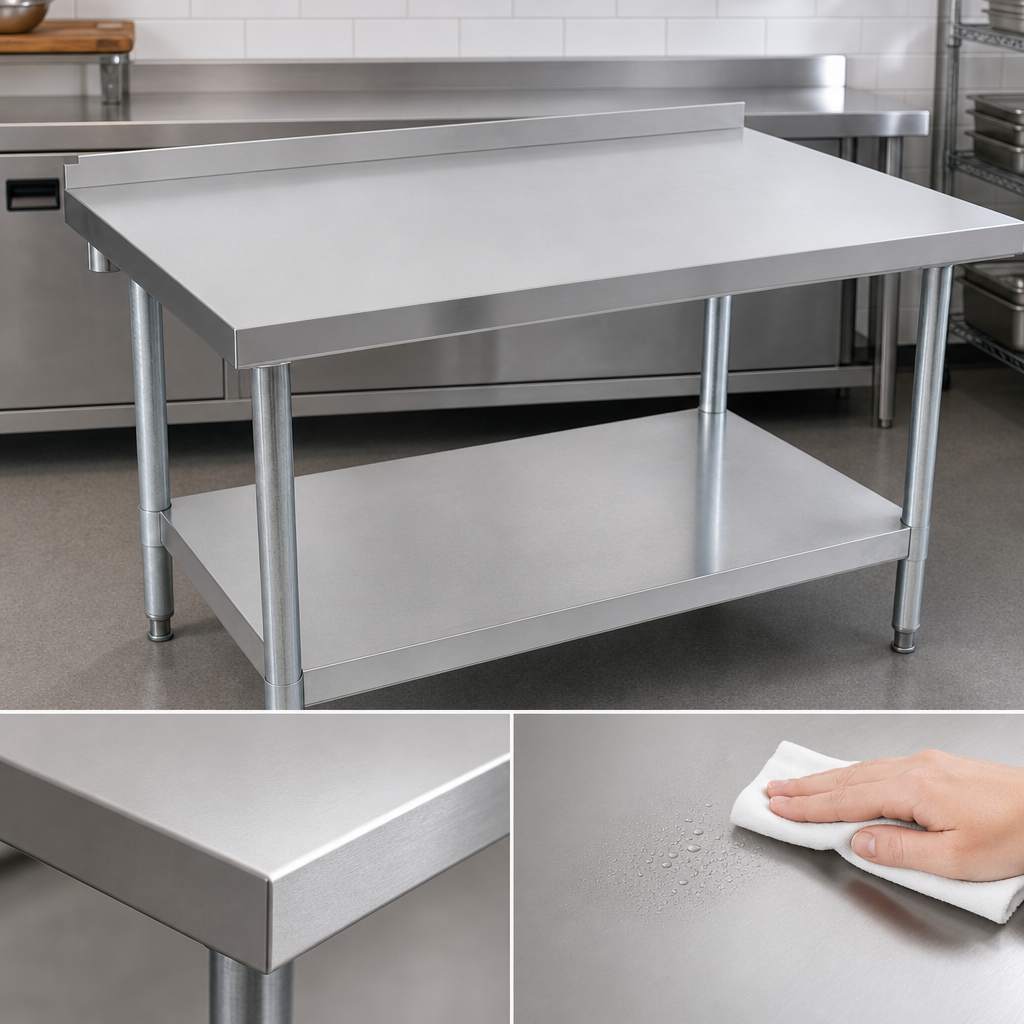 18-Gauge Stainless Steel Top