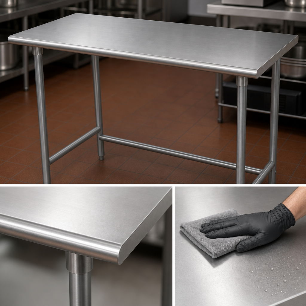 14-Gauge 304 Stainless Steel Top