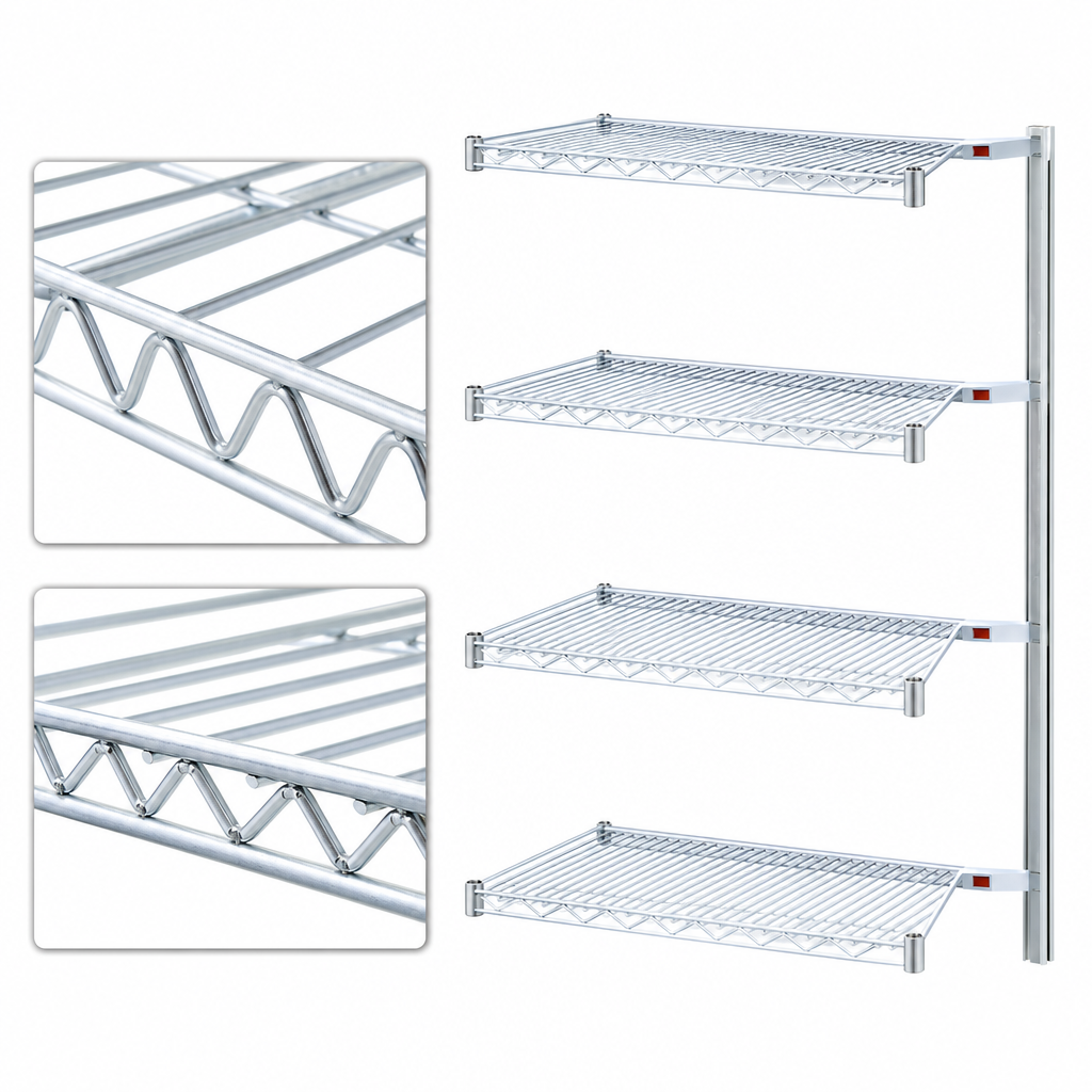 Patented QuadTruss® Shelf Design