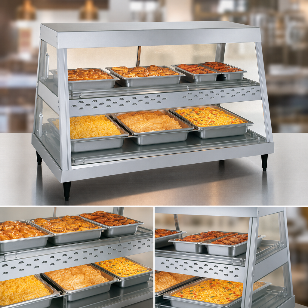 3-Pan Dual Shelf Capacity