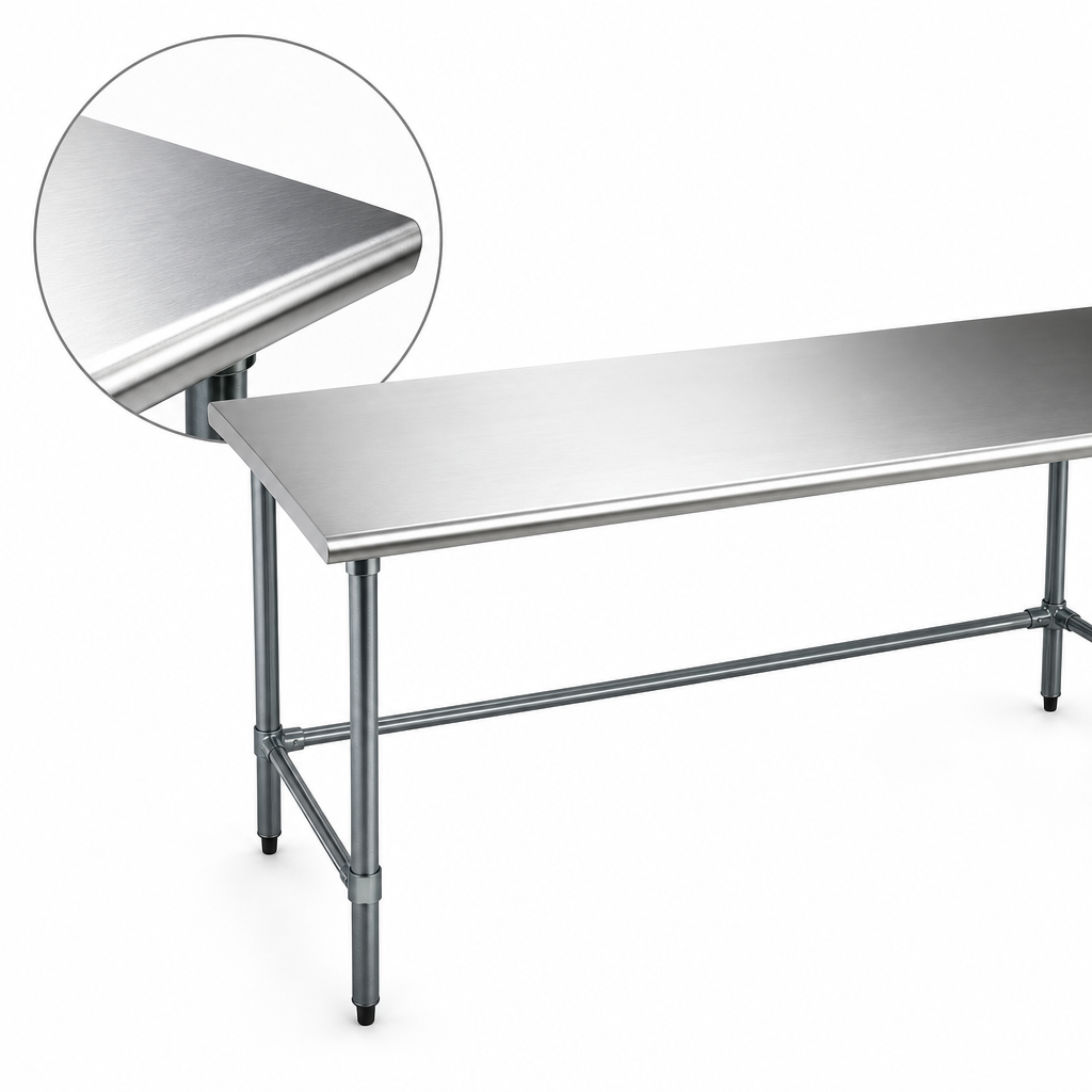 16-Gauge Stainless Steel Top