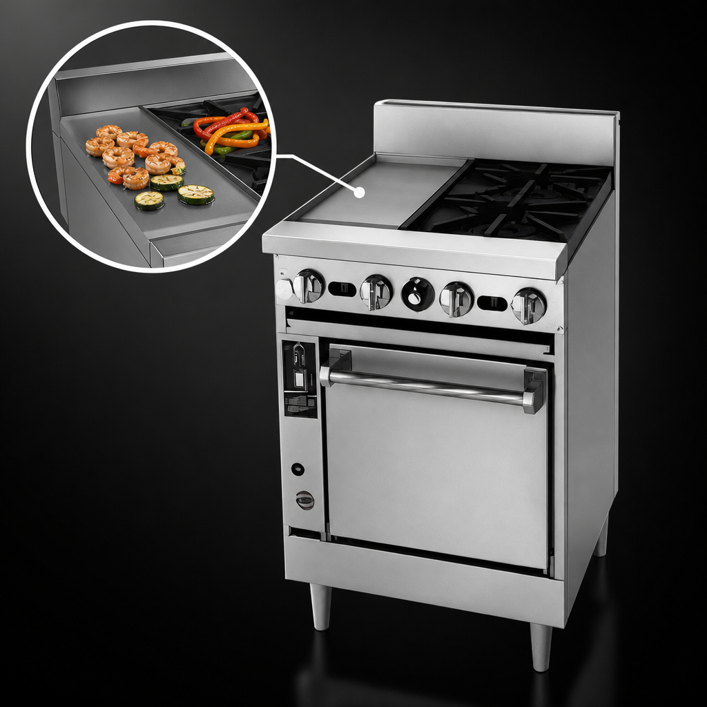 Integrated 12-inch Griddle