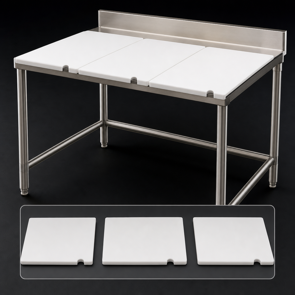 Three Removable Polymer Boards