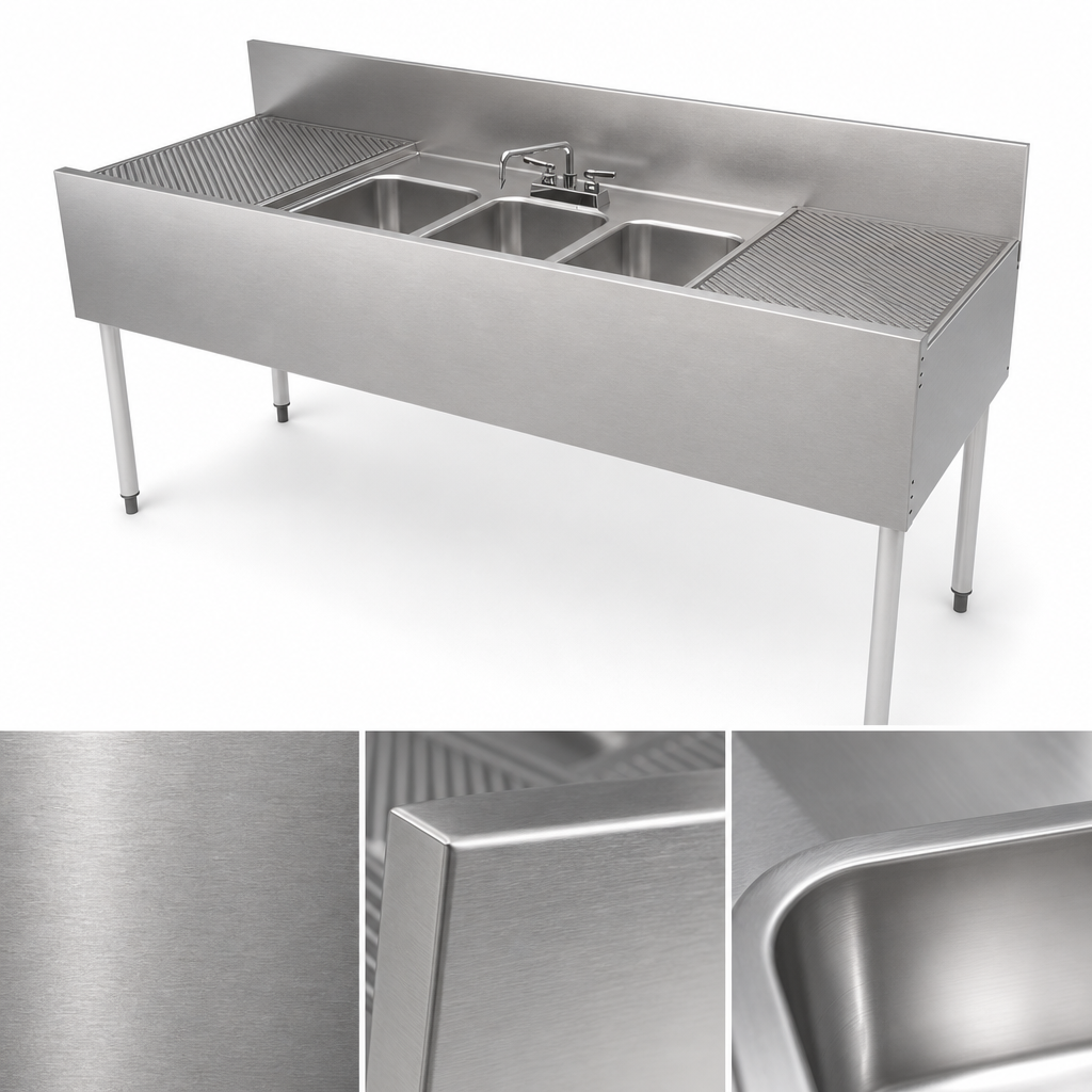 18-Gauge Stainless Steel Construction