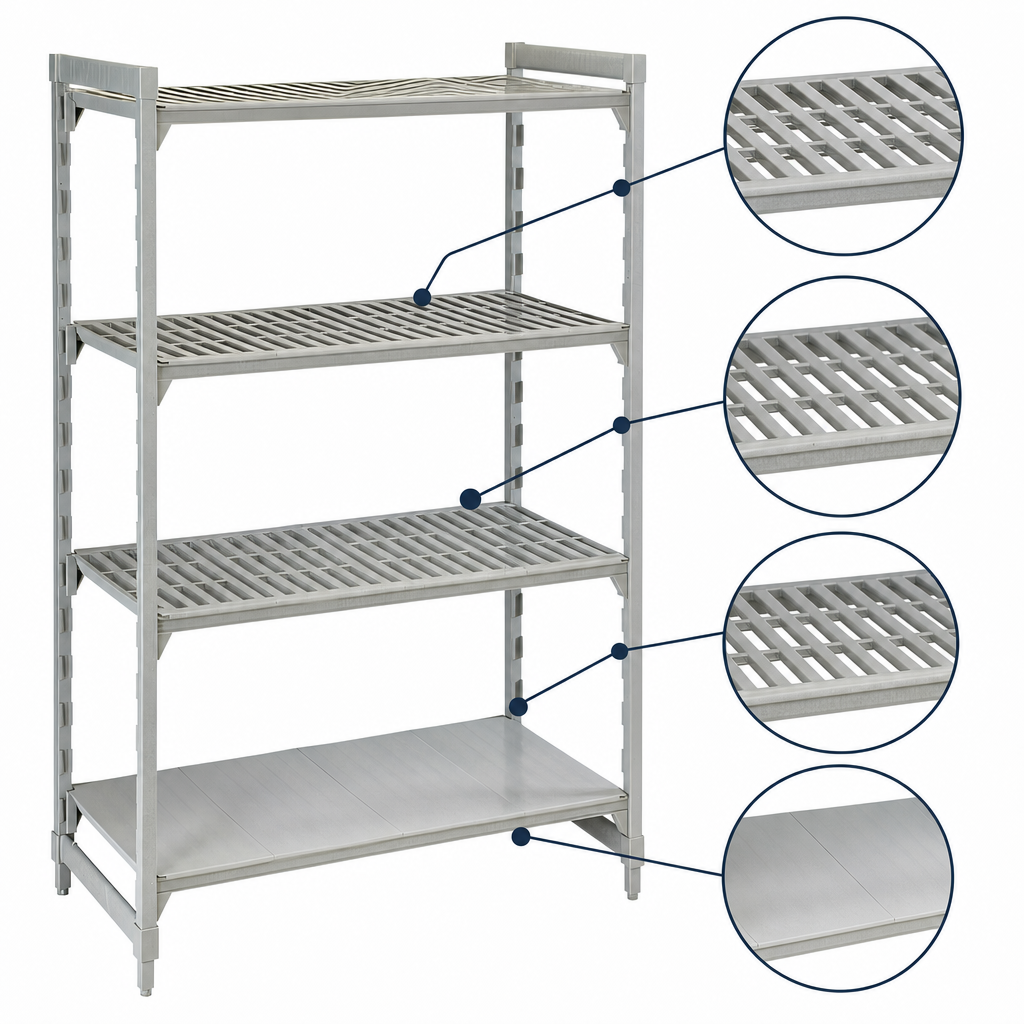 Vented-and-Solid Shelf Package