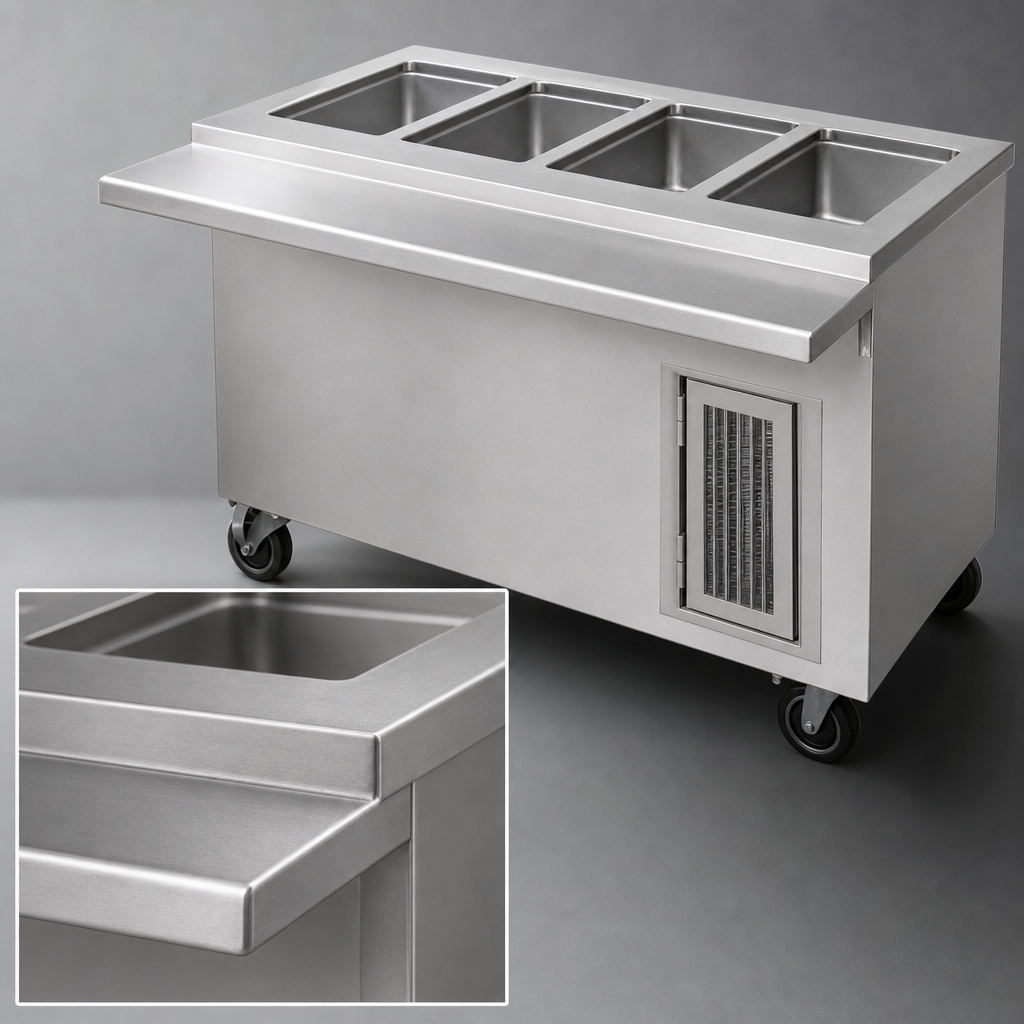 16-Gauge Stainless Steel Top