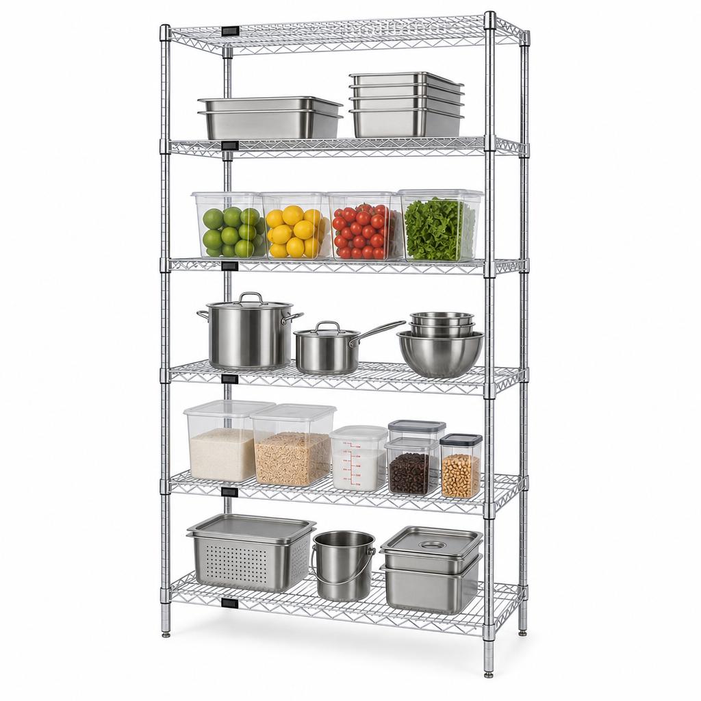 Five Shelves Included