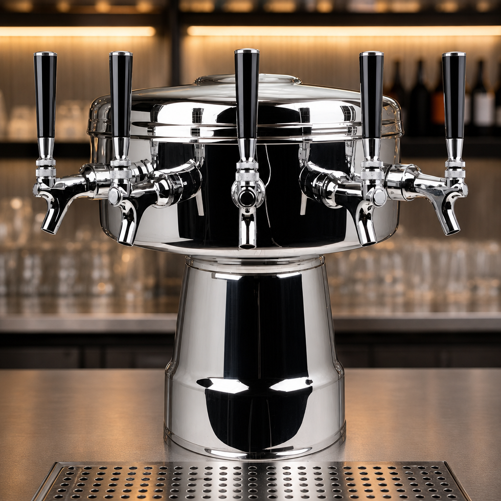 Five-Faucet Capacity