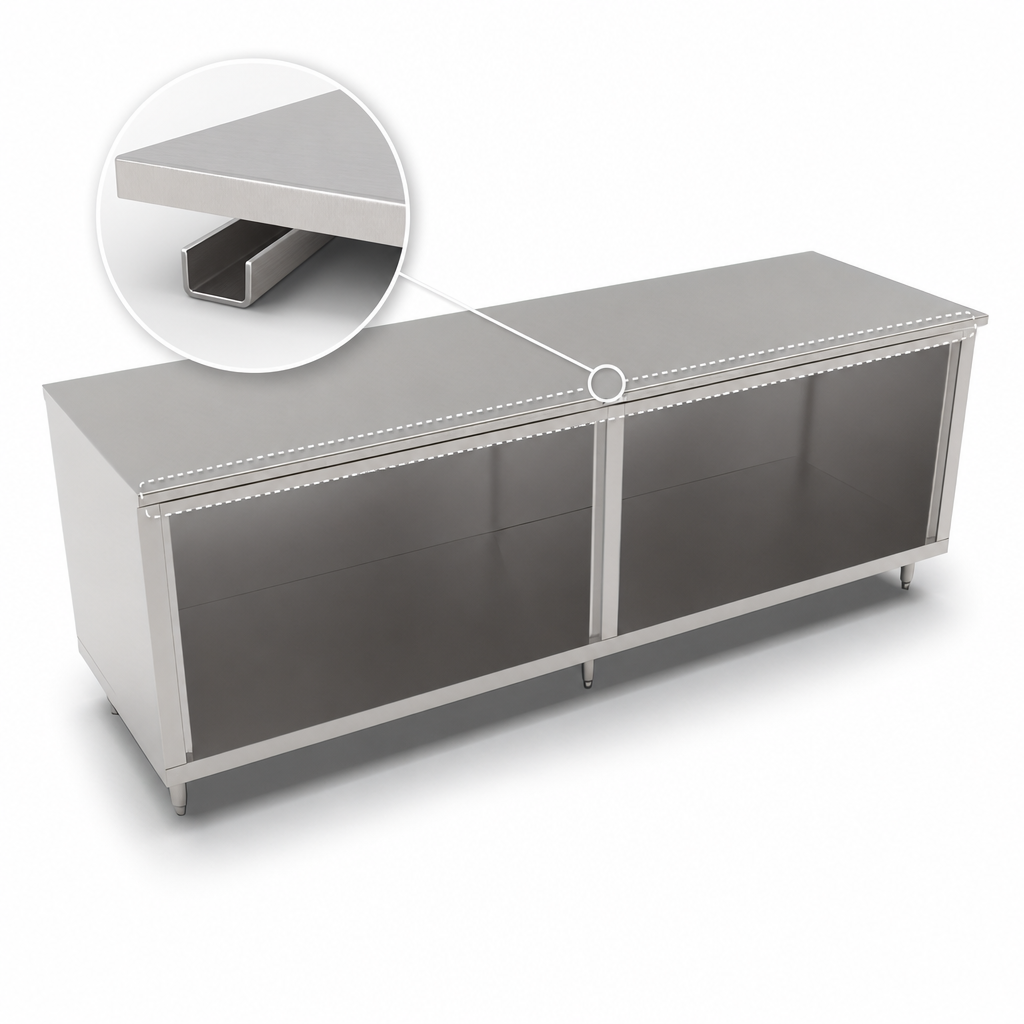 Reinforced Stainless Steel Top