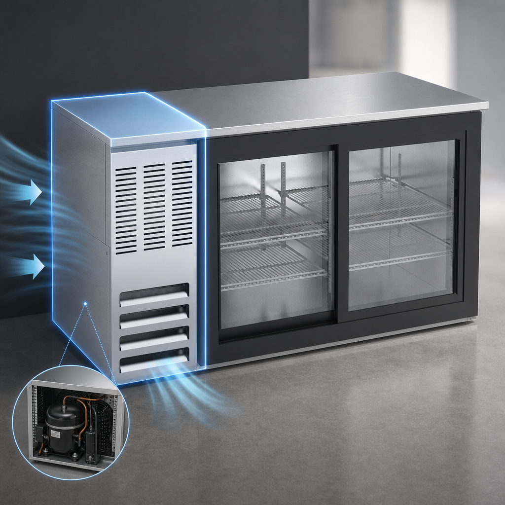 Self-Contained Left-Side Refrigeration
