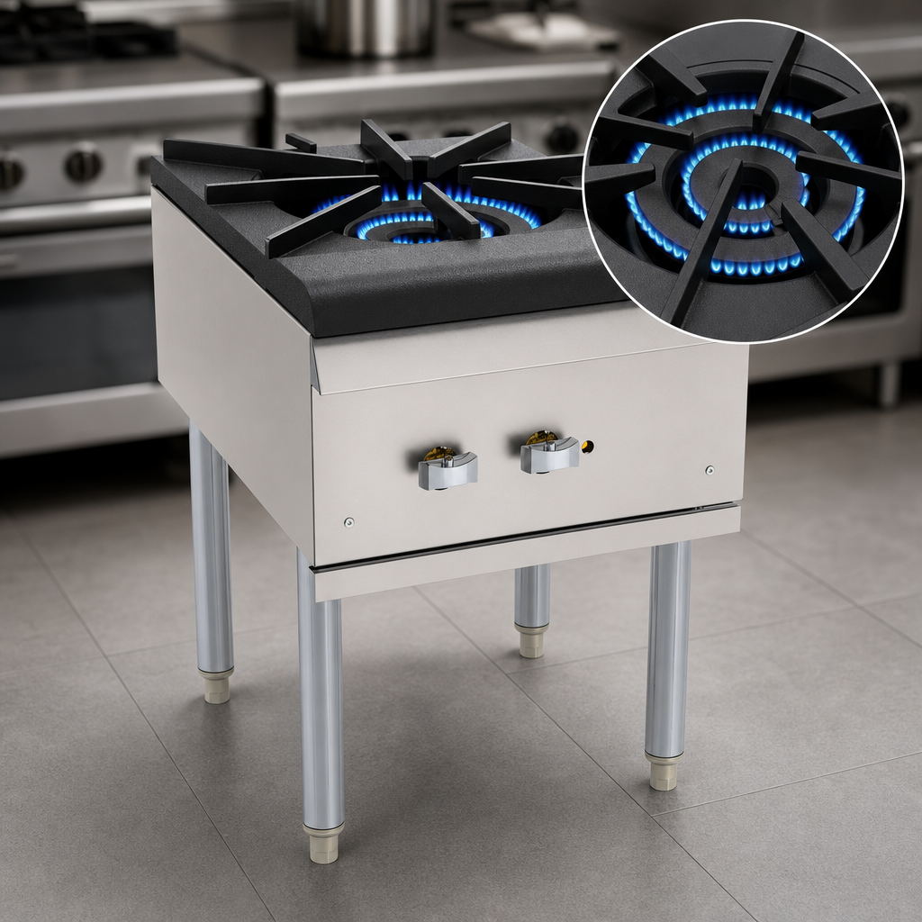 Cast Iron Two-Ring Burner