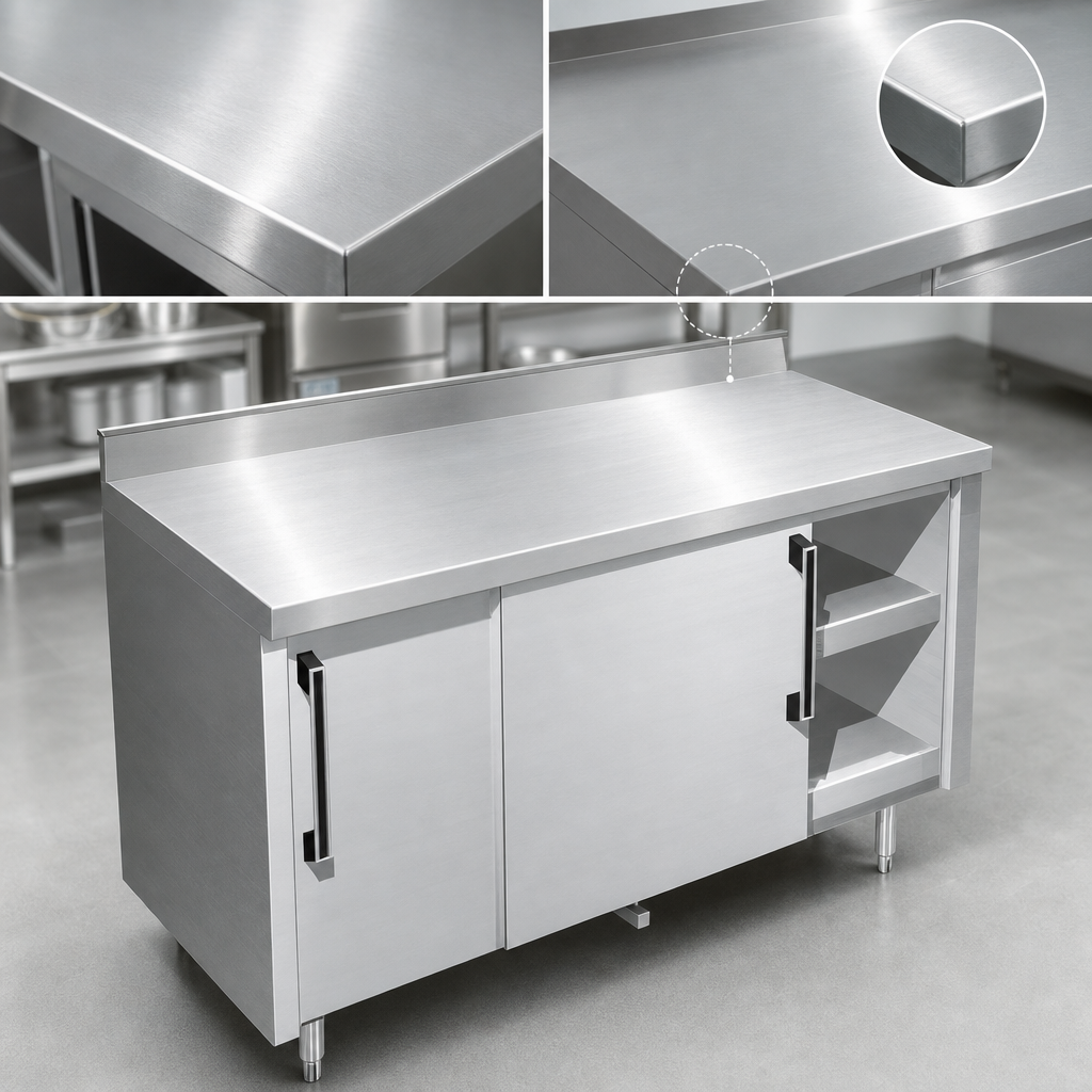16-Gauge Stainless Steel Top
