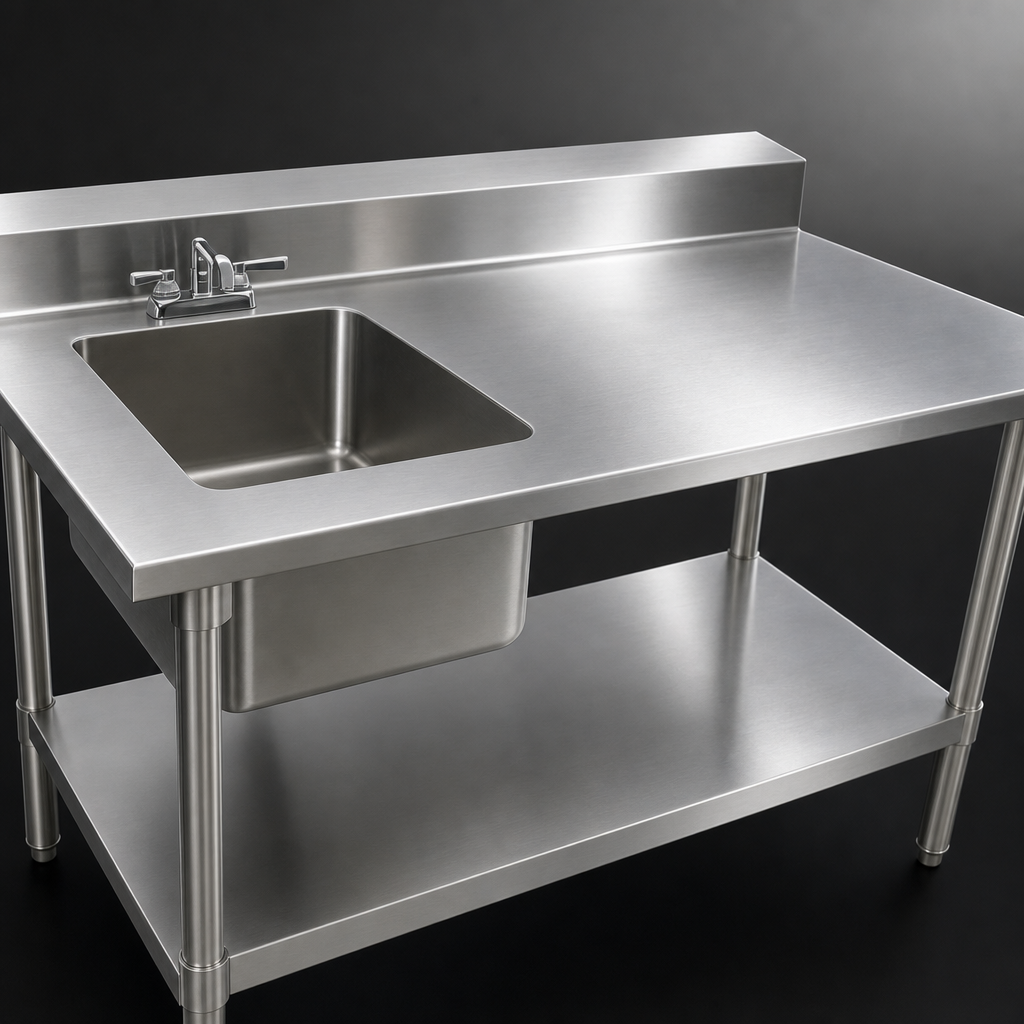 18 Gauge 300 Series Stainless Steel Top