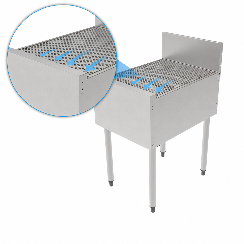 Pitched Drainboard Top
