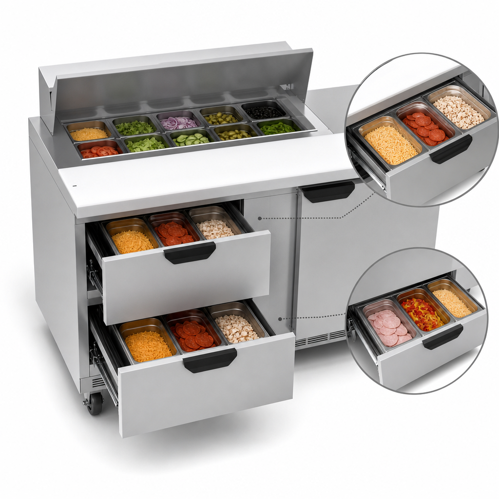 Drawer Pan Accommodation