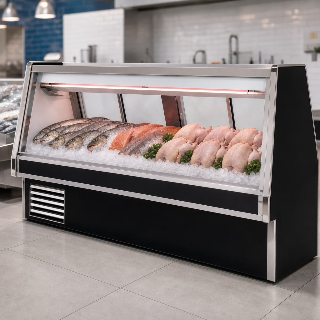 Double Duty Fish and Poultry Display