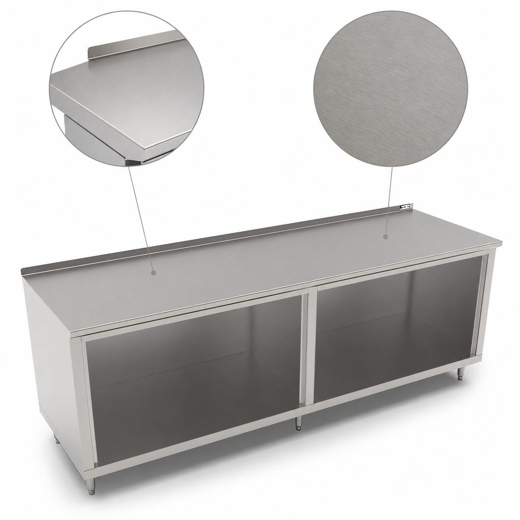 14-Gauge Stainless Steel Top
