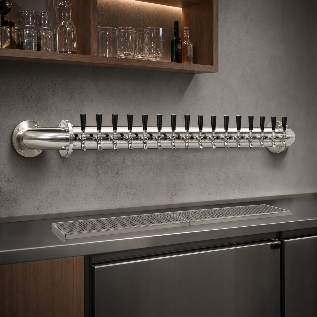 Wall-Mount Pipe Wall Design