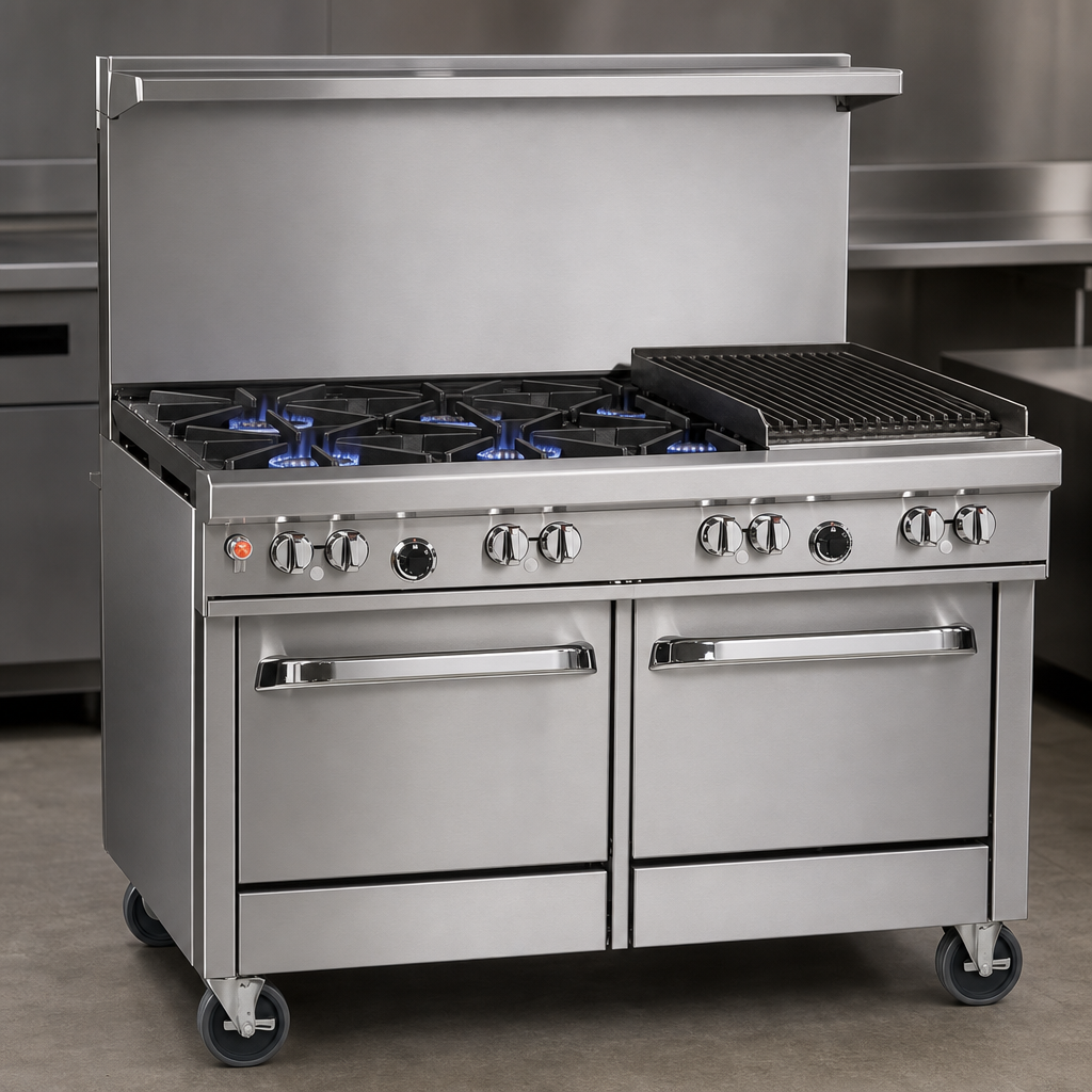 Four Non-Clog Burners