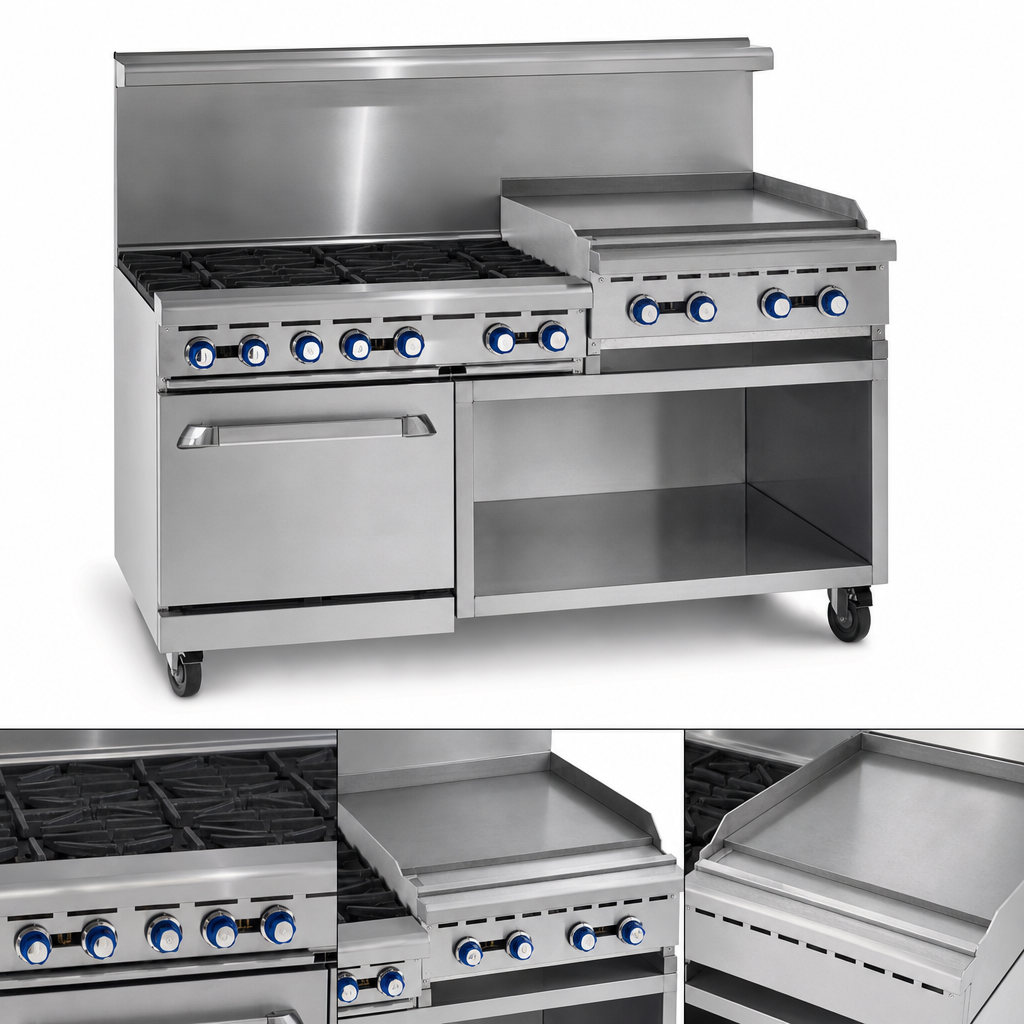 24-Inch Raised Griddle/Broiler