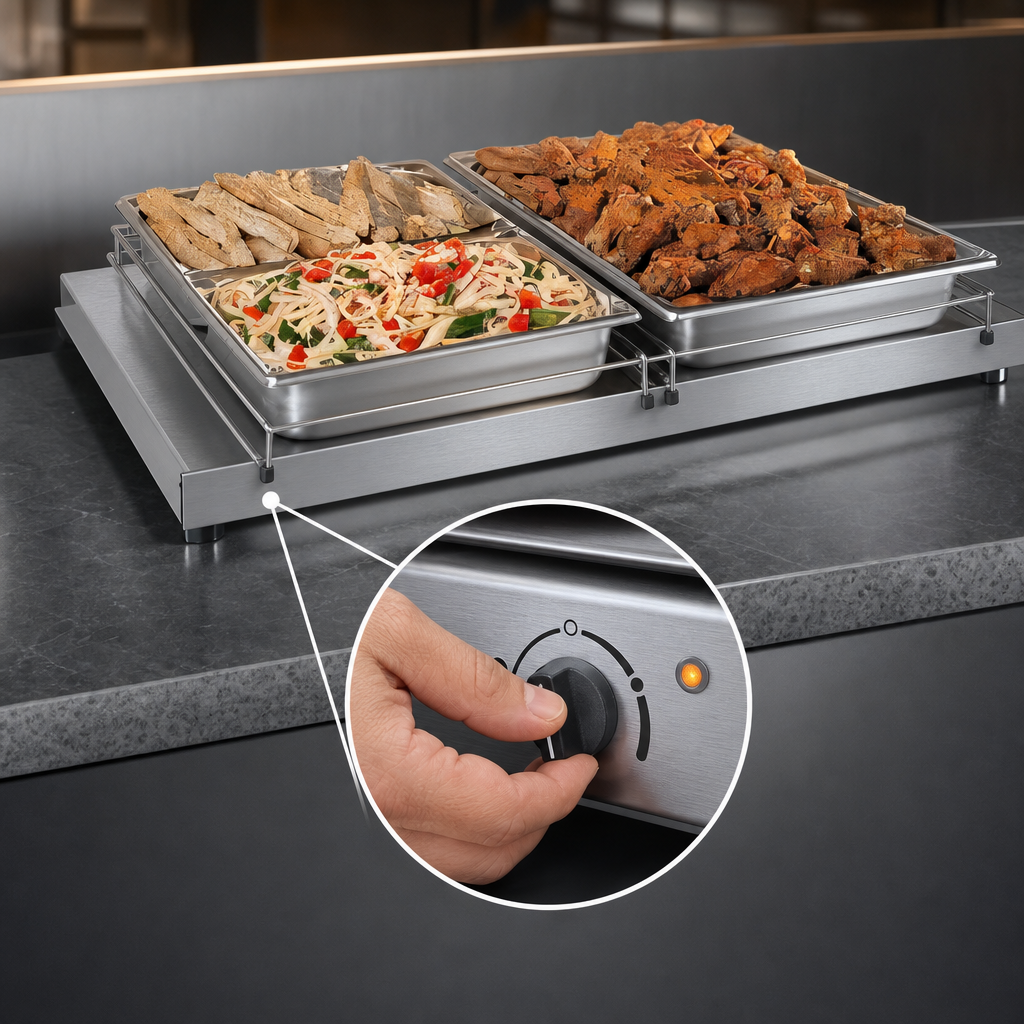 Built-In Adjustable Thermostat