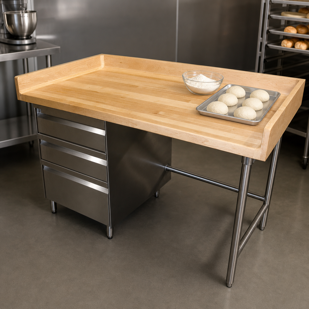 Wood Top Work Surface