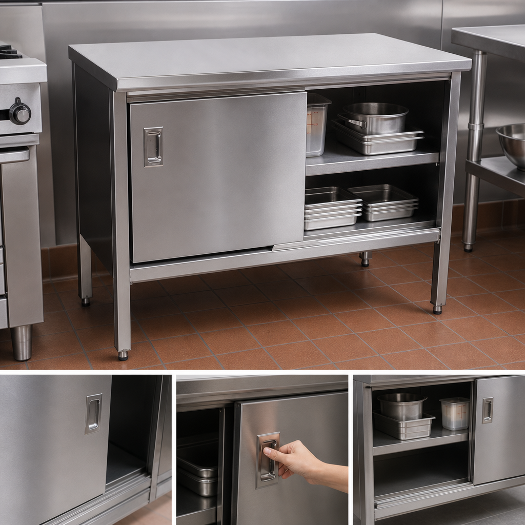 Sliding Door Cabinet Base