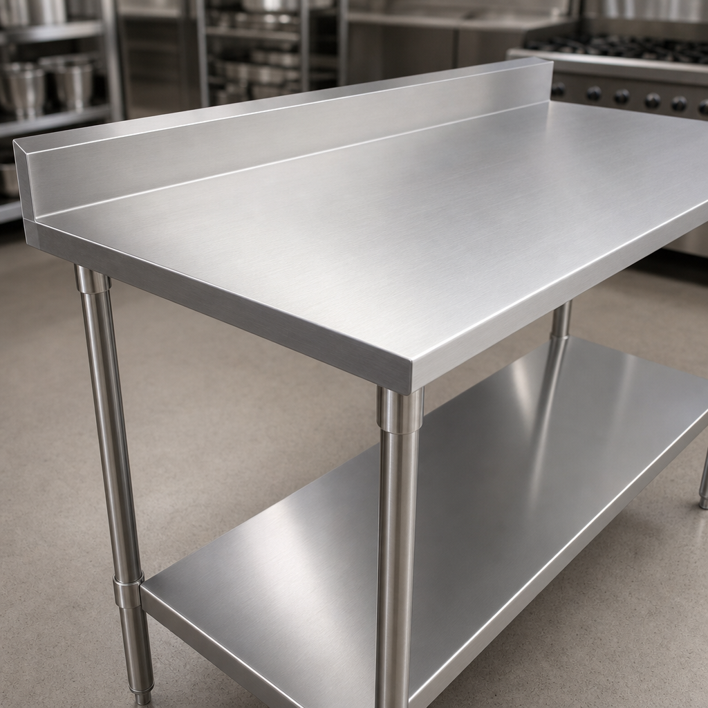 16-Gauge 300-Series Stainless Steel Top