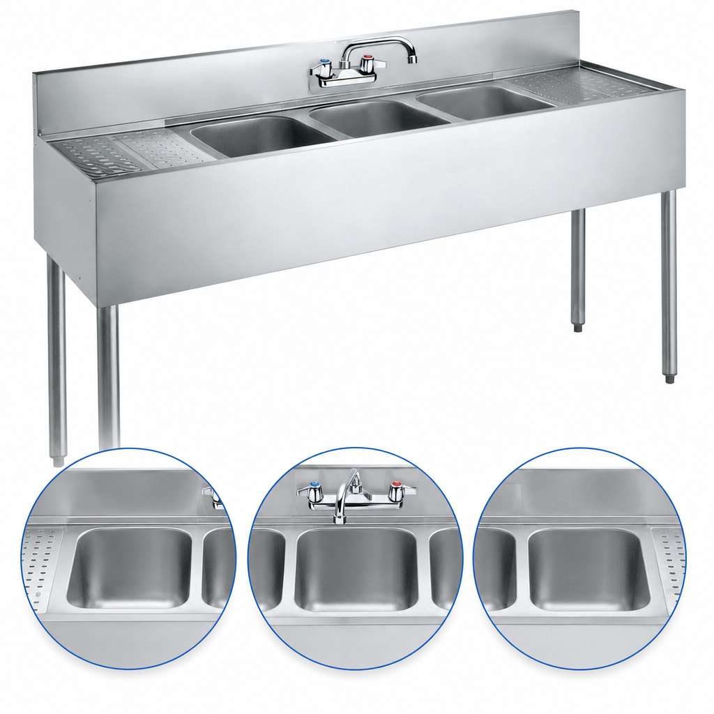 Three Compartment Sink Design