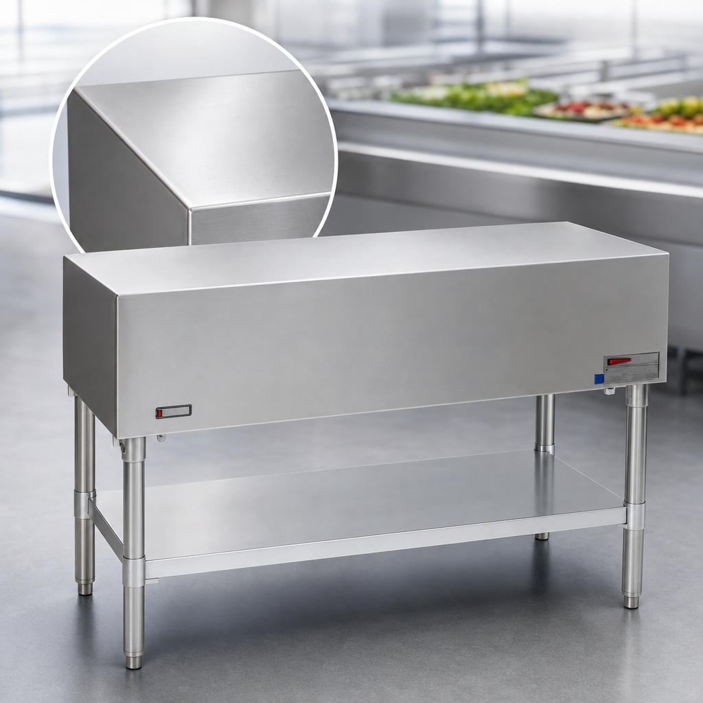 Flat Stainless Steel Top