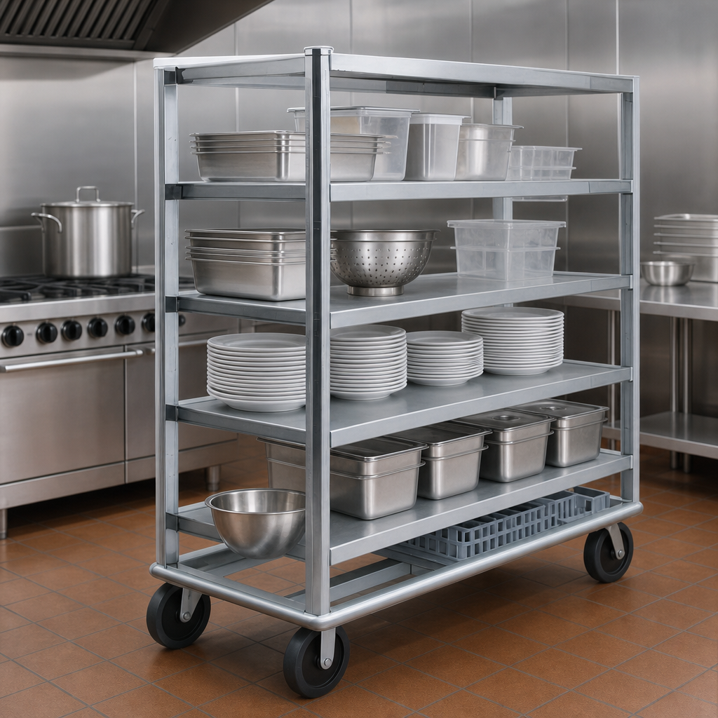 Five Large Shelves