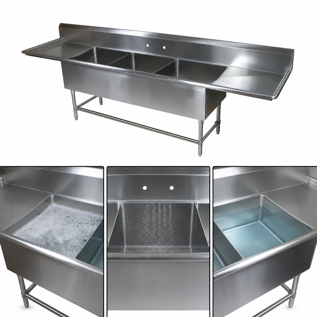 Three-Compartment Workstation