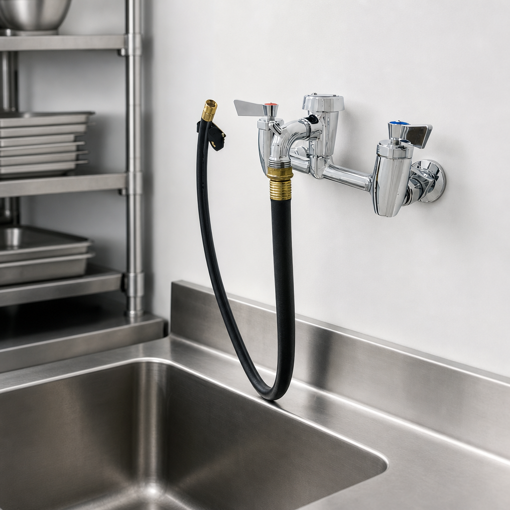 Wall-Mounted Mixing Faucet